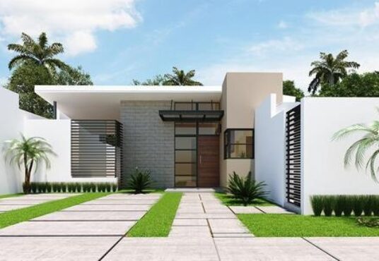 Hermosa fachada principal de casa en venta carretera masaya km12